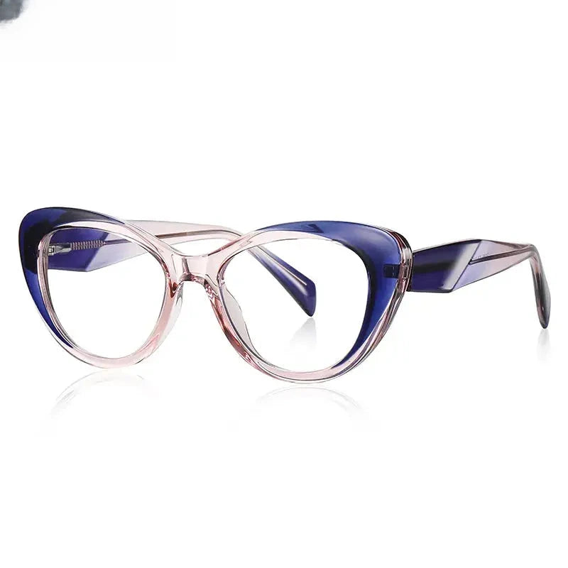 Women's Cat Eye Full Rim TR90 Reading Glasses 2165 — view 11 | Rx Spectacle