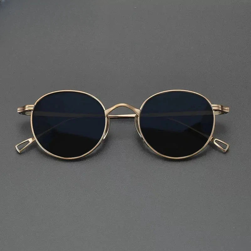 Unisex Oval Full Rim Titanium Prescription Glasses 131524 — view 2 | Rx Spectacle