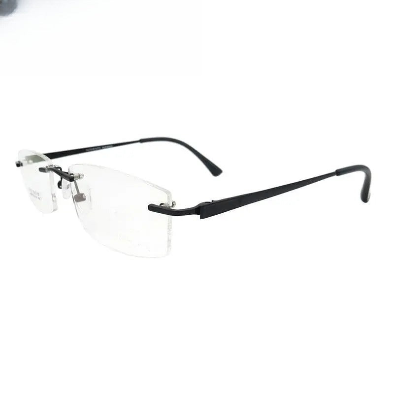 Men's Rimless Titanium Prescription Glasses S8326 — view 1 | Rx Spectacle