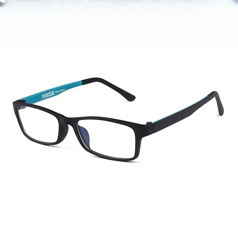 Unisex Square Full Rim Titanium Prescription Glasses 1302 — view 1 | Rx Spectacle