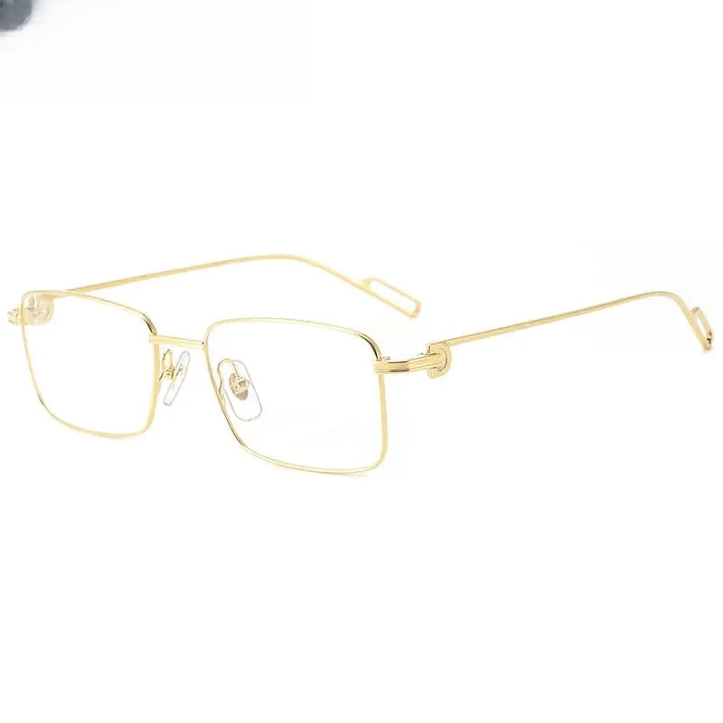 Unisex Polygon Full Rim Titanium Prescription Glasses 420219 — view 1 | Rx Spectacle