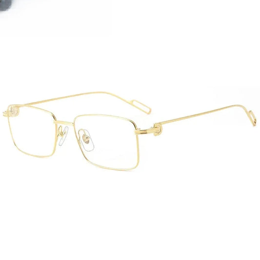Unisex Polygon Full Rim Titanium Prescription Glasses 420219 — view 1 | Rx Spectacle