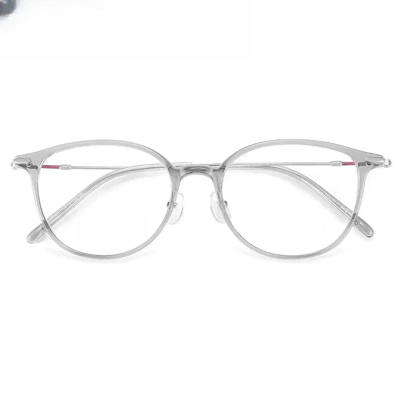 Unisex Square Full Rim Titanium Prescription Glasses 618262 — view 6 | Rx Spectacle