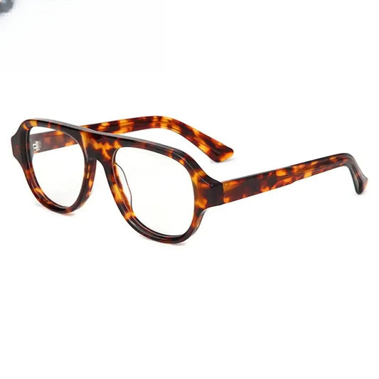 Men's Browline Full Rim Acetate Prescription Glasses 668008 — view 1 | Rx Spectacle