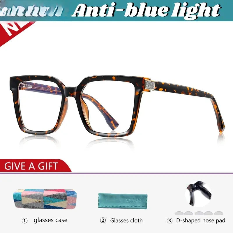 Women's Square Full Rim TR90 Reading Glasses 632281 — view 6 | Rx Spectacle