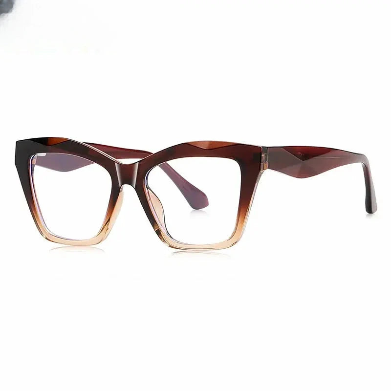 Women's Cat Eye Full Rim TR90 Prescription Glasses 881081 — view 3 | Rx Spectacle