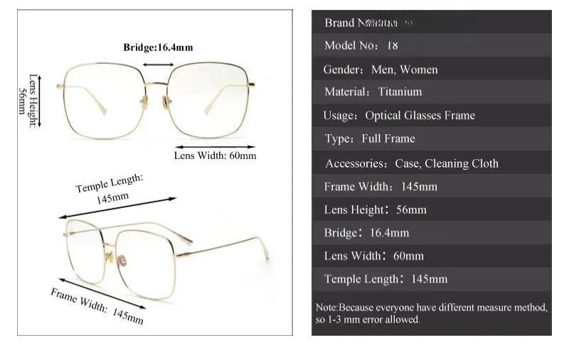 Women's Round Full Rim Titanium Prescription Glasses 18 — view 10 | Rx Spectacle