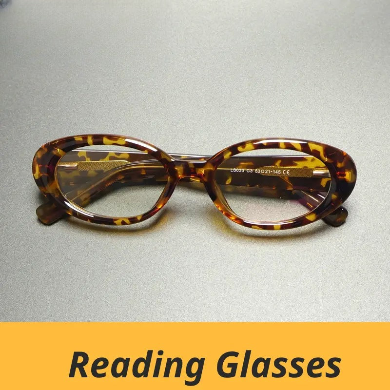 Unisex Oval Full Rim Titanium Reading Glasses Gxyj9033 — view 1 | Rx Spectacle
