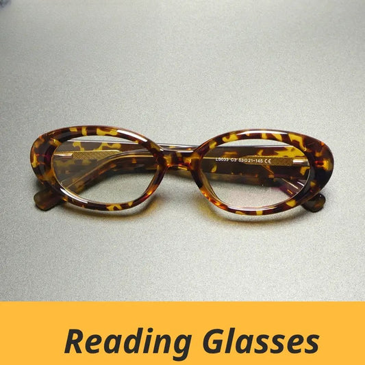 Unisex Oval Full Rim Titanium Reading Glasses Gxyj9033 — view 1 | Rx Spectacle