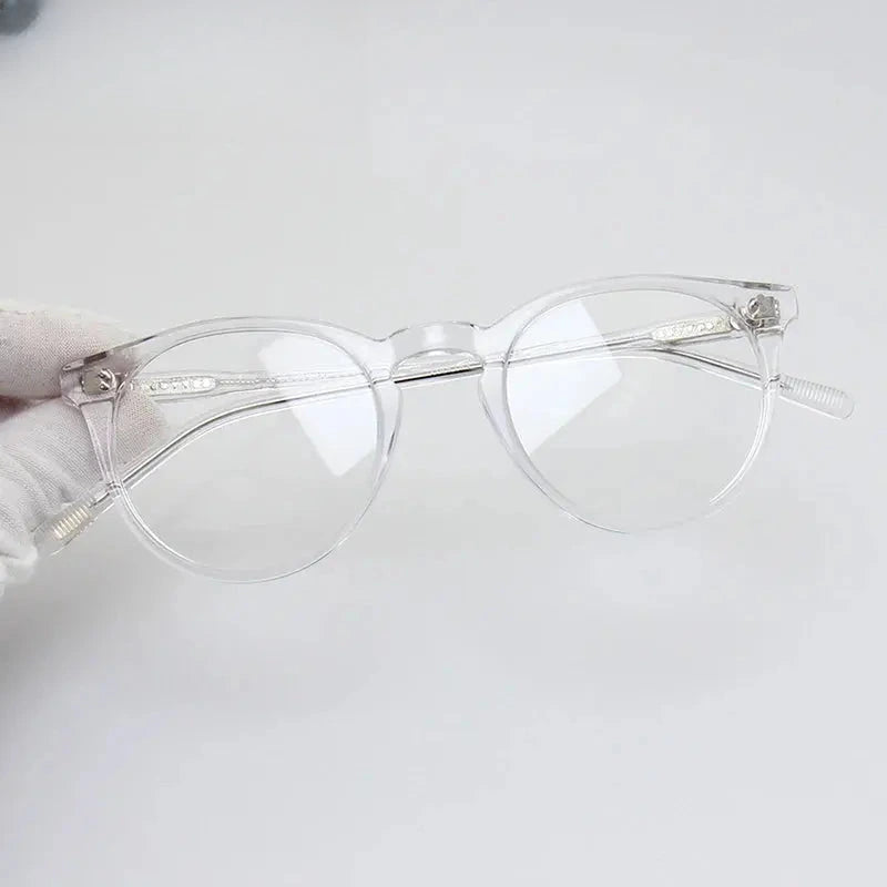 Women's Round Full Rim Acetate Prescription Glasses 795183 — view 7 | Rx Spectacle