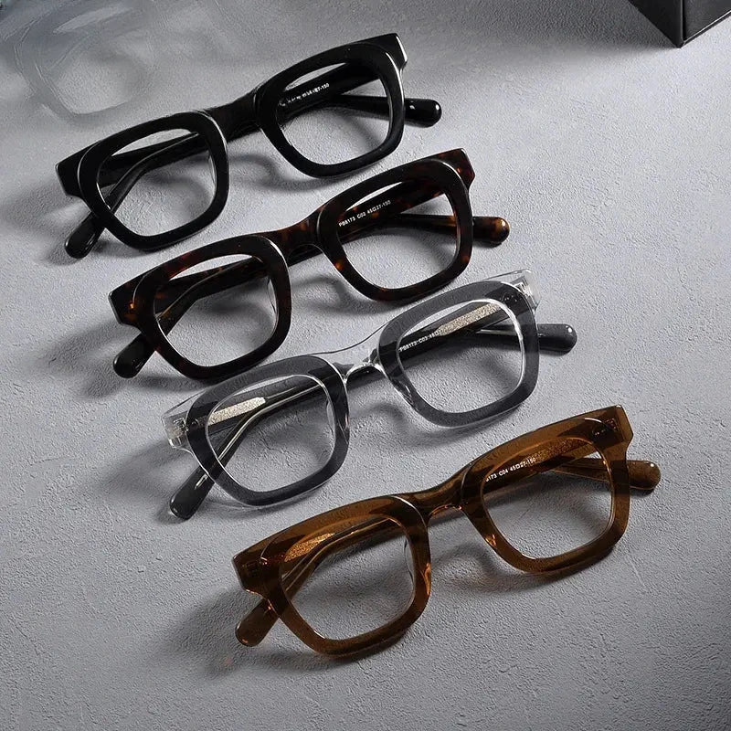Unisex Square Full Rim Acetate Prescription Glasses Gxyj1478 — view 2 | Rx Spectacle