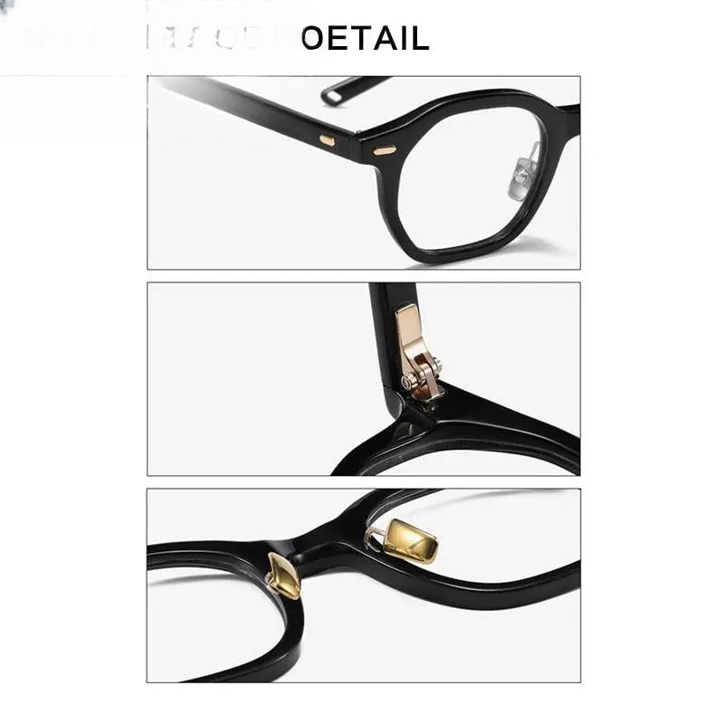 Unisex Square Full Rim Acetate Prescription Glasses Gxj33 — view 14 | Rx Spectacle