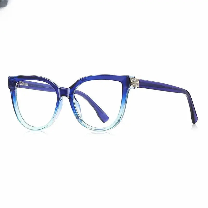 Women's Cat Eye Full Rim TR90 Prescription Glasses 882282 — view 8 | Rx Spectacle