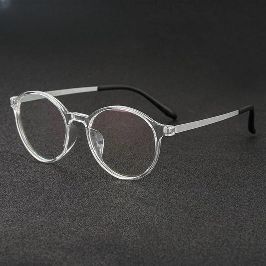 Unisex Round Full Rim Titanium Prescription Glasses Eyeglasses3050 — view 1 | Rx Spectacle