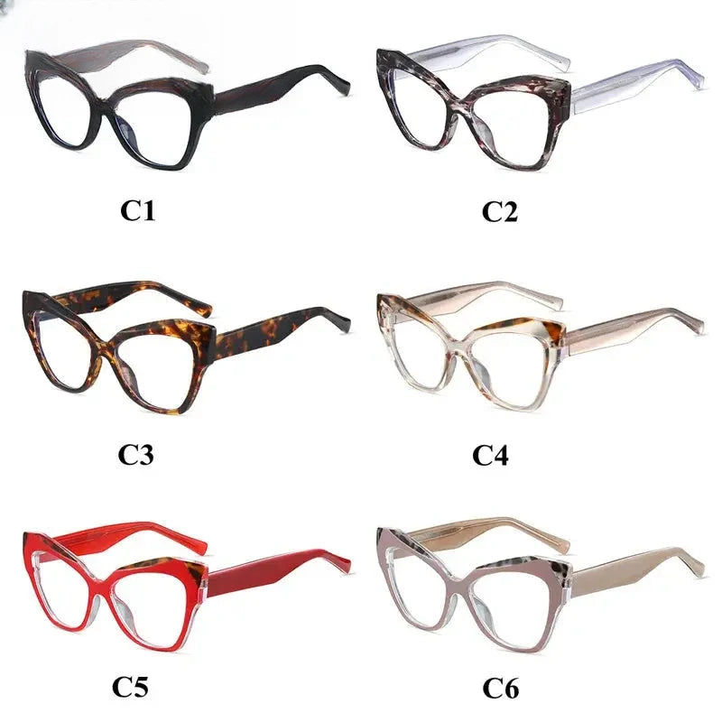 Women's Cat Eye Full Rim Acetate Prescription Glasses 87288 — view 7 | Rx Spectacle