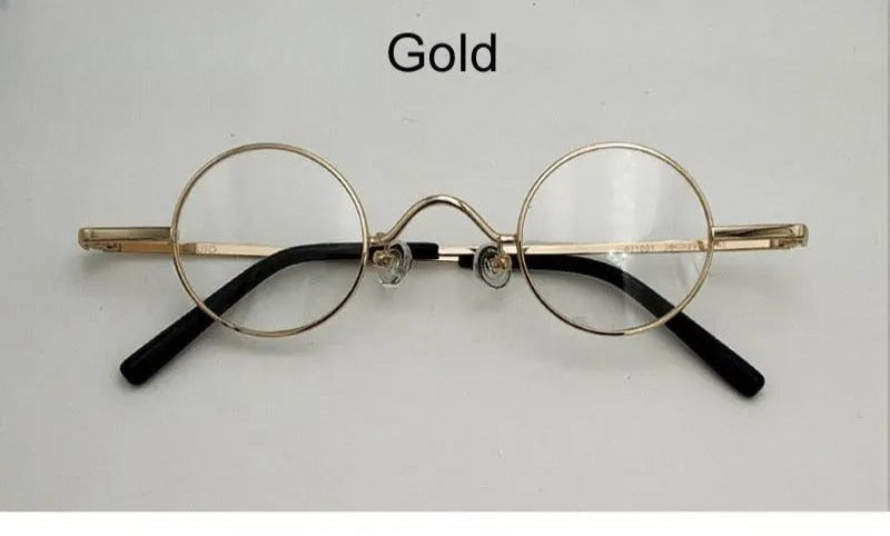 Unisex Round Full Rim Alloy Prescription Glasses 811001 — view 10 | Rx Spectacle