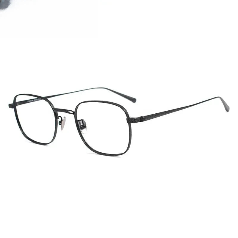 Men's Polygon Full Rim Titanium Prescription Glasses 63015 — view 7 | Rx Spectacle