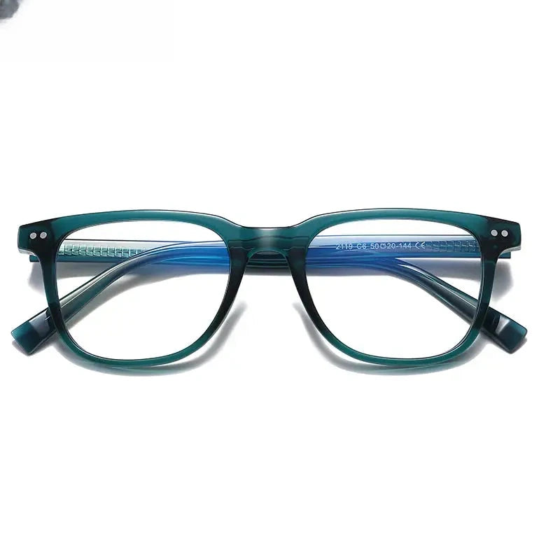 Women's Square Full Rim Plastic Reading Glasses Pfd2119 — view 9 | Rx Spectacle