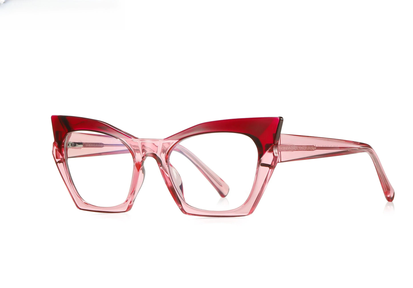 Unisex Cat Eye Full Rim Titanium Reading Glasses 2158 — view 10 | Rx Spectacle