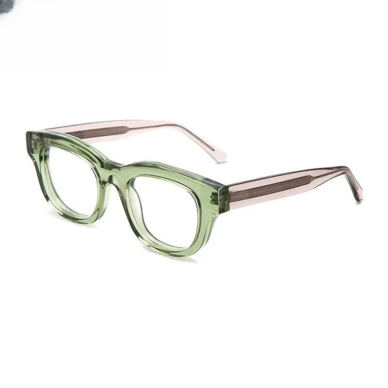 Unisex Oval Full Rim Acetate Prescription Glasses Gxyj1534 — view 8 | Rx Spectacle