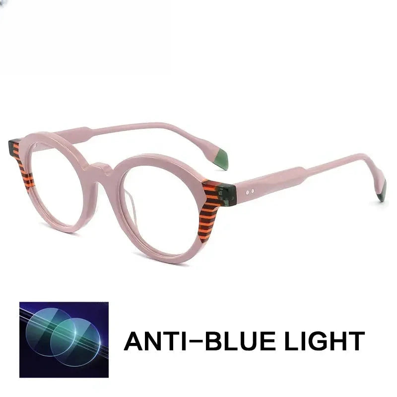Unisex Oval Full Rim Acetate Reading Glasses G1143 — view 5 | Rx Spectacle