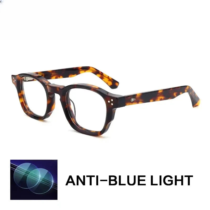 Unisex Oval Full Rim Acetate Reading Glasses G66302 — view 4 | Rx Spectacle