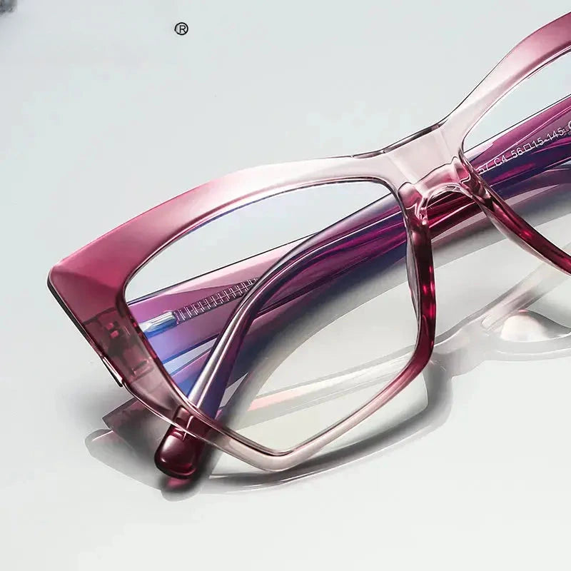 Women's Cat Eye Full Rim TR90 Reading Glasses 2157 — view 2 | Rx Spectacle