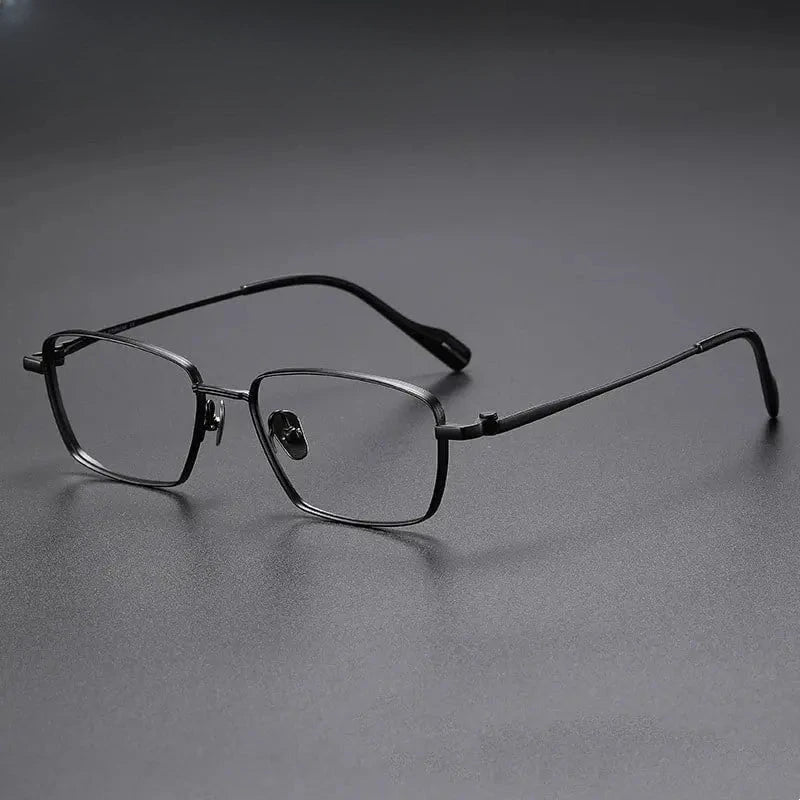 Women's Polygon Full Rim Titanium Prescription Glasses 81016 — view 6 | Rx Spectacle