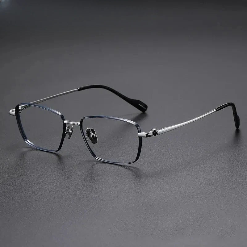 Women's Polygon Full Rim Titanium Prescription Glasses 81016 — view 8 | Rx Spectacle
