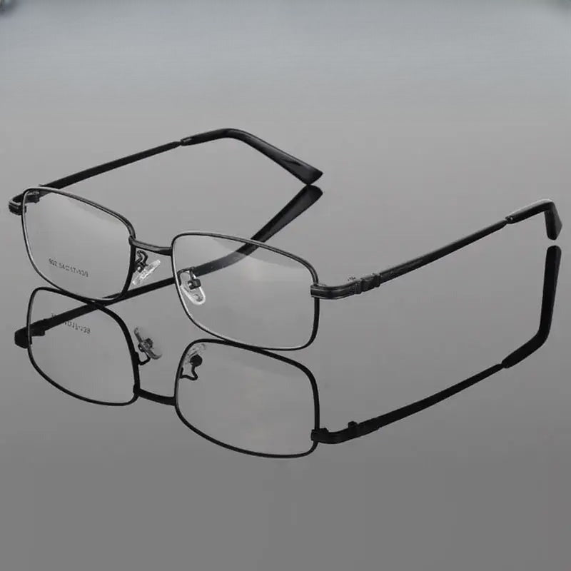 Unisex Square Full Rim Alloy Prescription Glasses 66902 — view 1 | Rx Spectacle