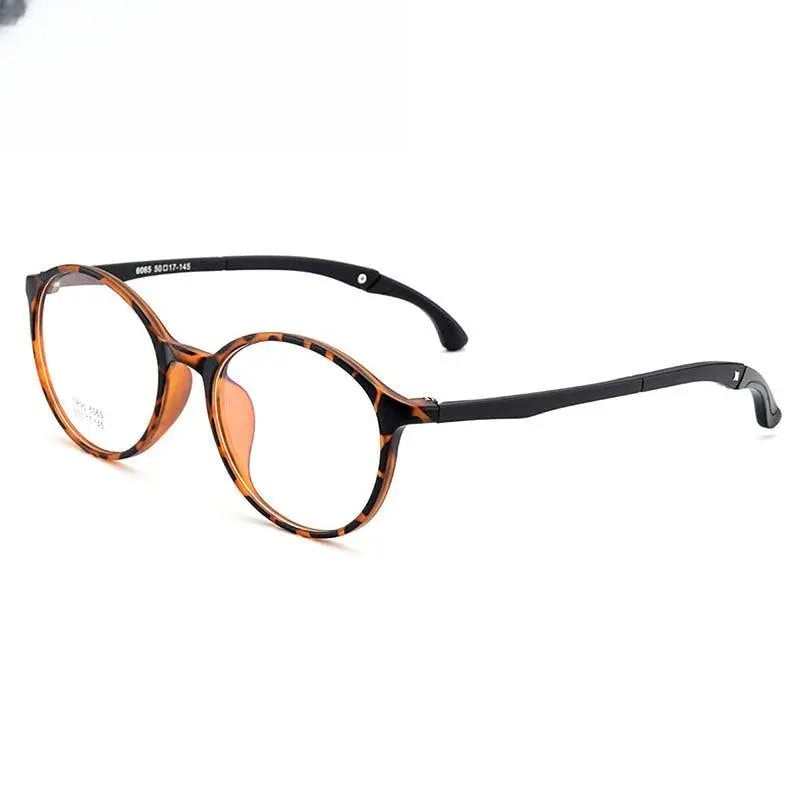 Unisex Round Full Rim TR90 Prescription Glasses M6065 — view 1 | Rx Spectacle