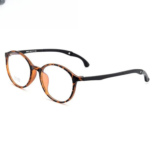 Unisex Round Full Rim TR90 Prescription Glasses M6065 — view 1 | Rx Spectacle