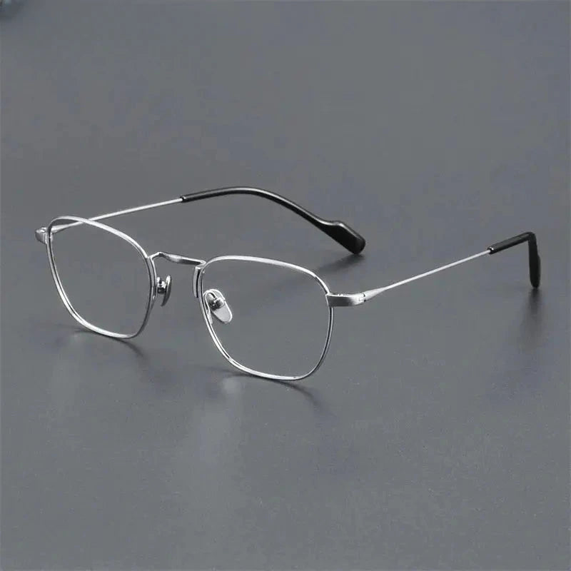 Women's Polygon Full Rim Titanium Prescription Glasses 879142 — view 3 | Rx Spectacle
