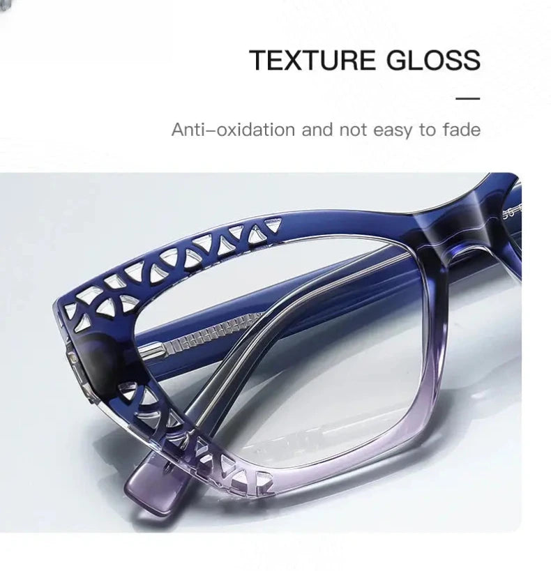 Women's Cat Eye Full Rim TR90 Reading Glasses 2182 — view 5 | Rx Spectacle