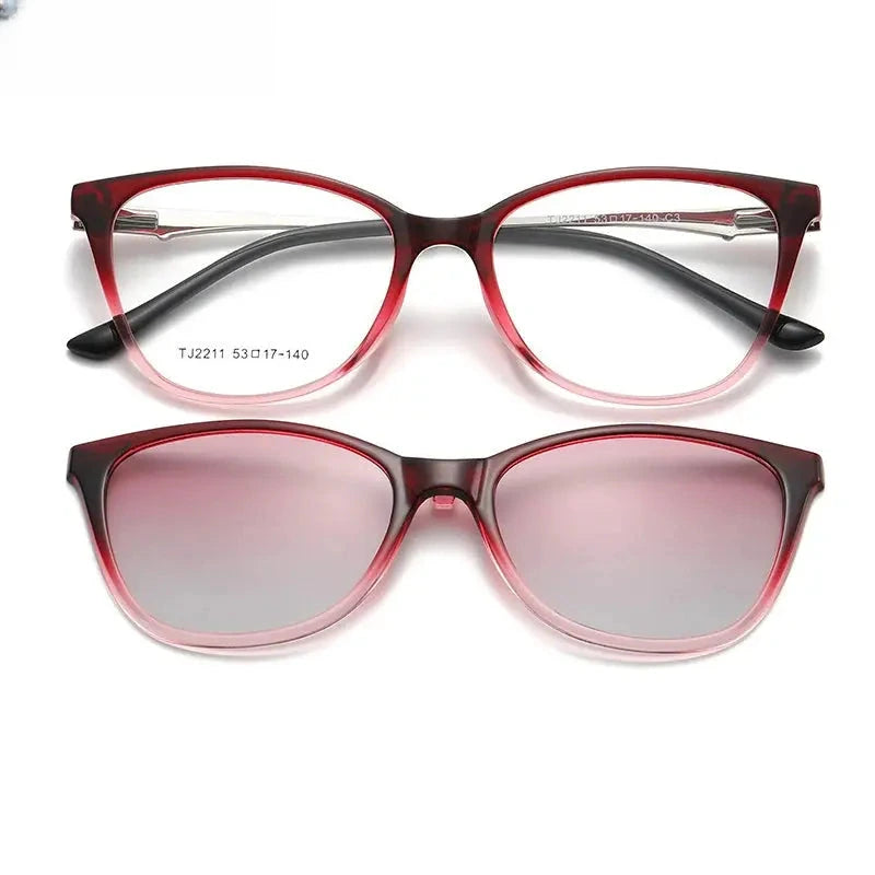 Women's Cat Eye Full Rim TR90 Reading Glasses 62211 — view 4 | Rx Spectacle