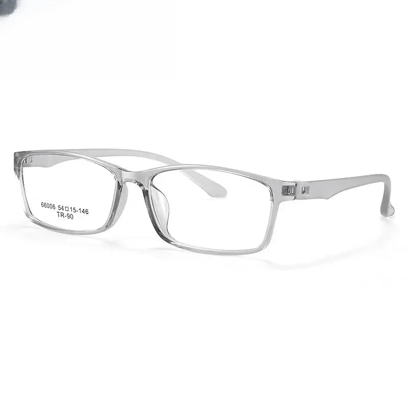 Unisex Square Full Rim Titanium Prescription Glasses 966006 — view 4 | Rx Spectacle
