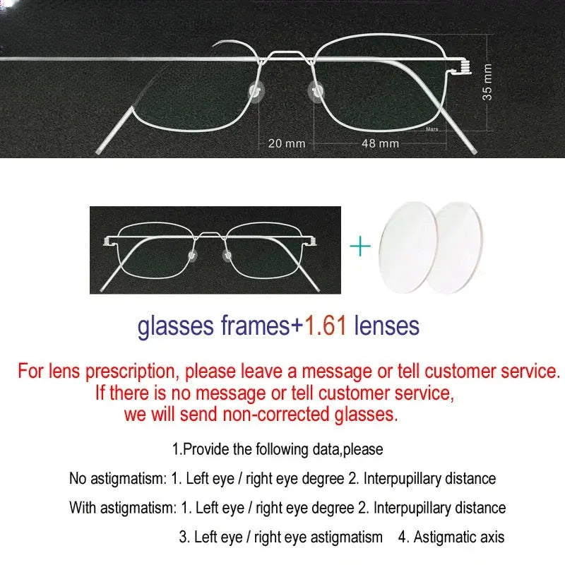 Unisex Oval Full Rim Stainless Steel Screwless Prescription Glasses 61425 — view 27 | Rx Spectacle