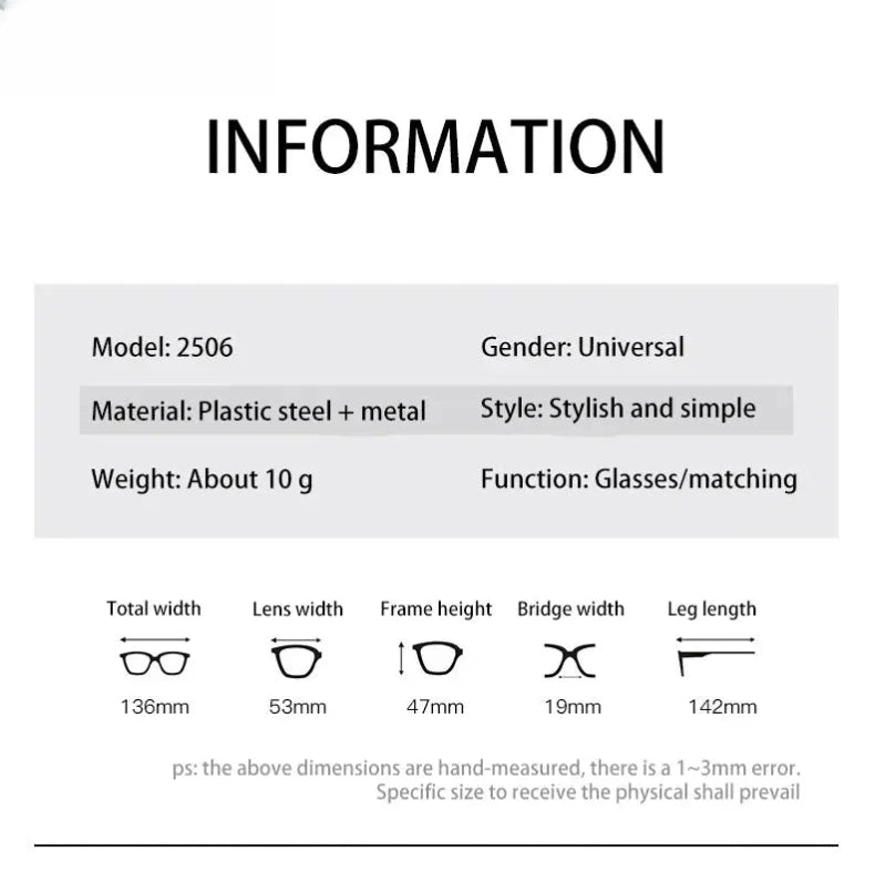 Women's Polygon Full Rim Stainless Steel Flat Top Reading Glasses 4250 — view 12 | Rx Spectacle