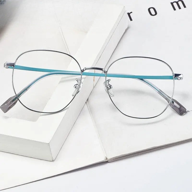 Unisex Full Rim Titanium Prescription Glasses T3929 — view 1 | Rx Spectacle