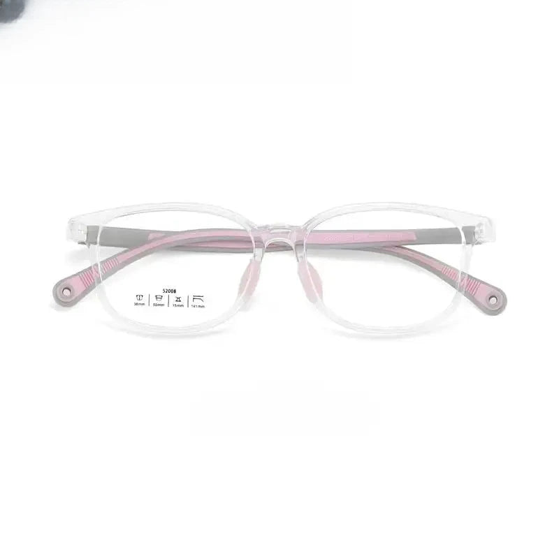 Unisex Square Full Rim Titanium Prescription Glasses 6520 — view 10 | Rx Spectacle