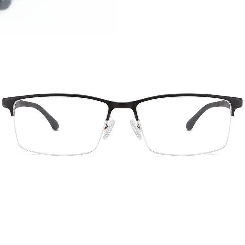 Unisex Square Semi-Rimless Aluminum Sports Glasses 6323 — view 7 | Rx Spectacle