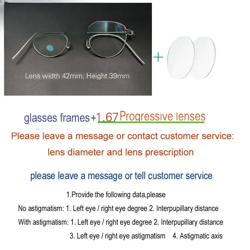 Unisex Oval Full Rim Stainless Steel Prescription Glasses 61457 — view 10 | Rx Spectacle