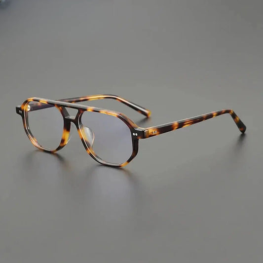 Unisex Round Full Rim Acetate Prescription Glasses 1232 — view 1 | Rx Spectacle