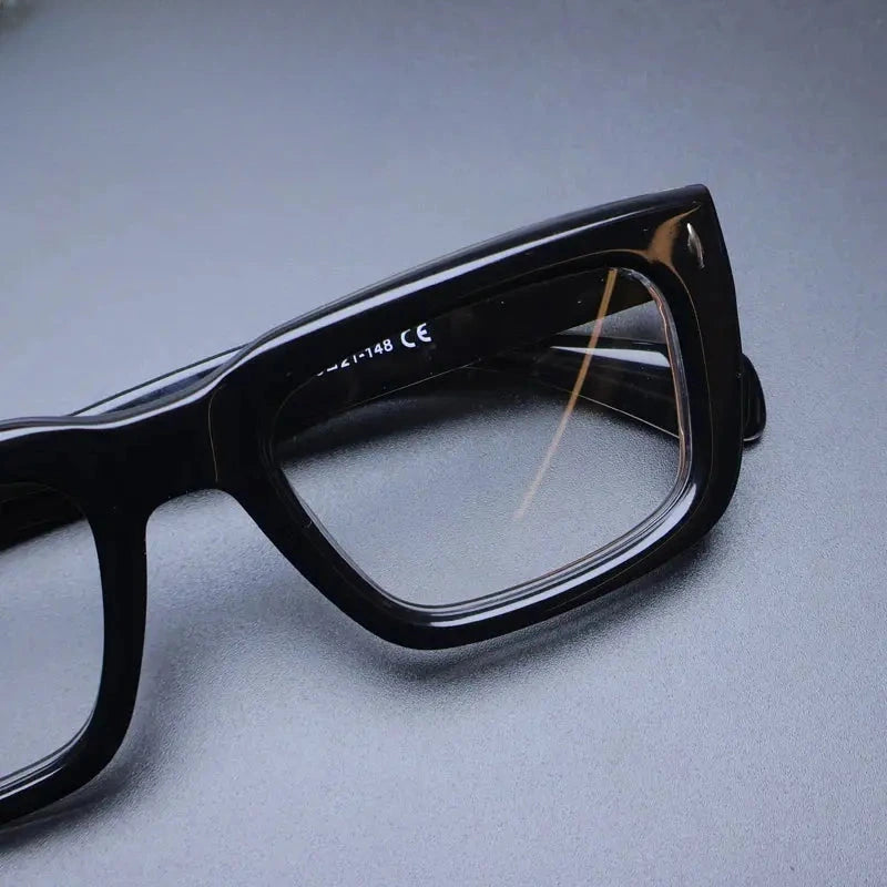 Unisex Square Full Rim Acetate Prescription Glasses Gxyj1200 — view 2 | Rx Spectacle