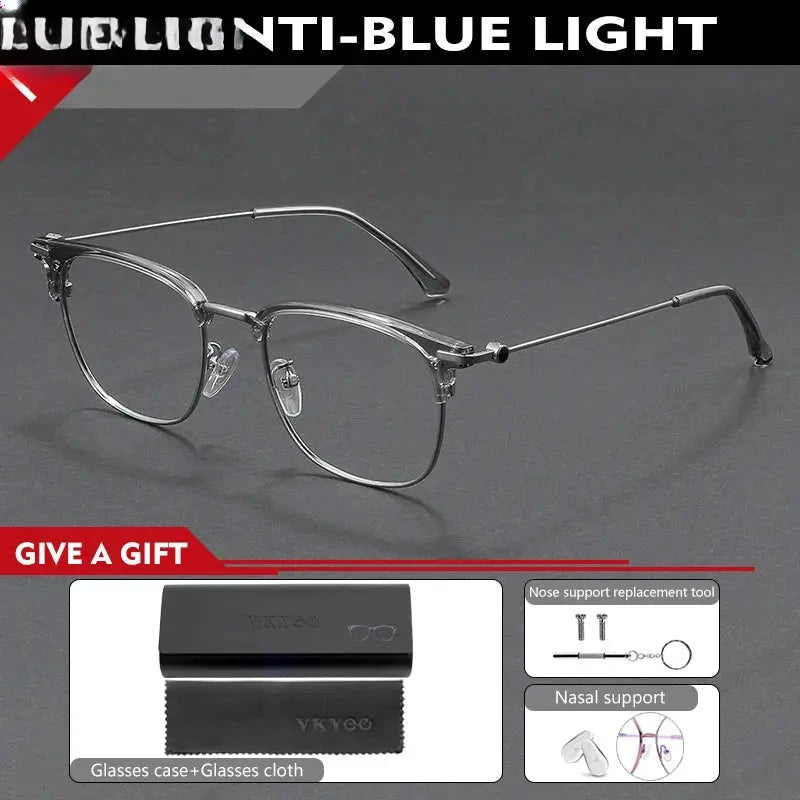 Unisex Square Full Rim TR90 Reading Glasses 80601 — view 5 | Rx Spectacle