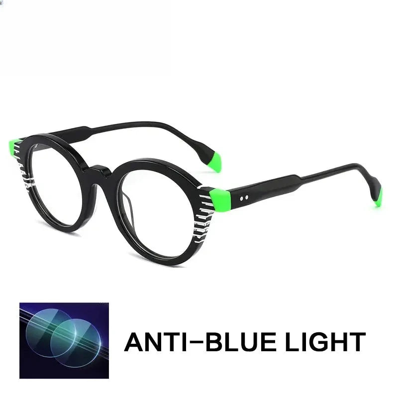 Unisex Oval Full Rim Acetate Reading Glasses G1143 — view 6 | Rx Spectacle