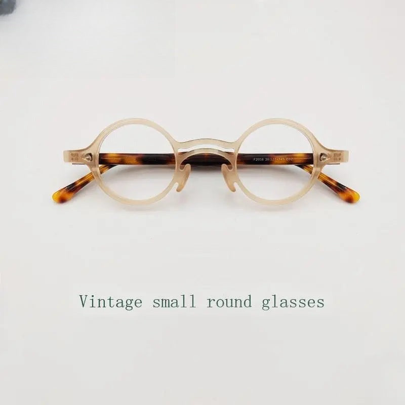 Unisex Round Full Rim Titanium Prescription Glasses — view 1 | Rx Spectacle