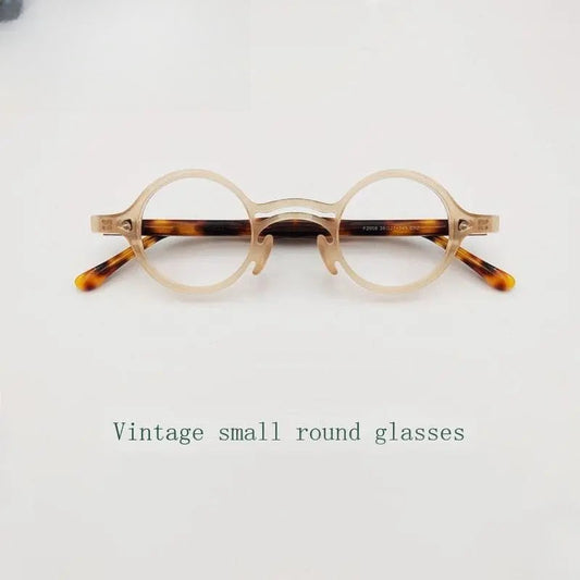 Unisex Round Full Rim Titanium Prescription Glasses — view 1 | Rx Spectacle