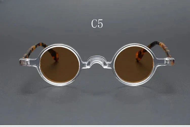 Unisex Round Full Rim Acetate Prescription Glasses 2534 — view 13 | Rx Spectacle