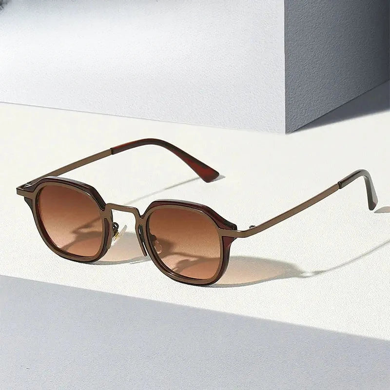 Women's Round Full Rim Acetate Flat Top Prescription Glasses 610600 — view 1 | Rx Spectacle